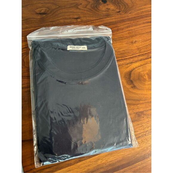 Sewn West Men's Blue Short-Sleeve Crew Neck T-Shirt Size 2XL NWT - Picture 6 of 11